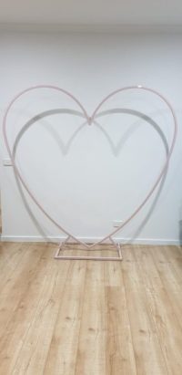 hearts dusty pink