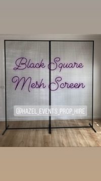 black rectangle mesh