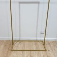 gold signage frame