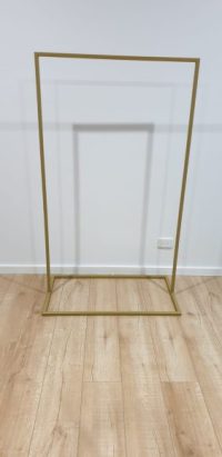 gold signage frame