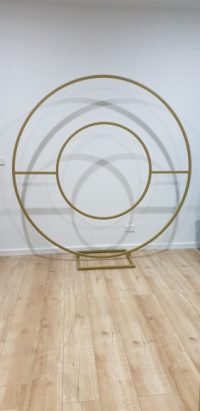 halo gold hoop