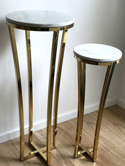marble top lux gold tables