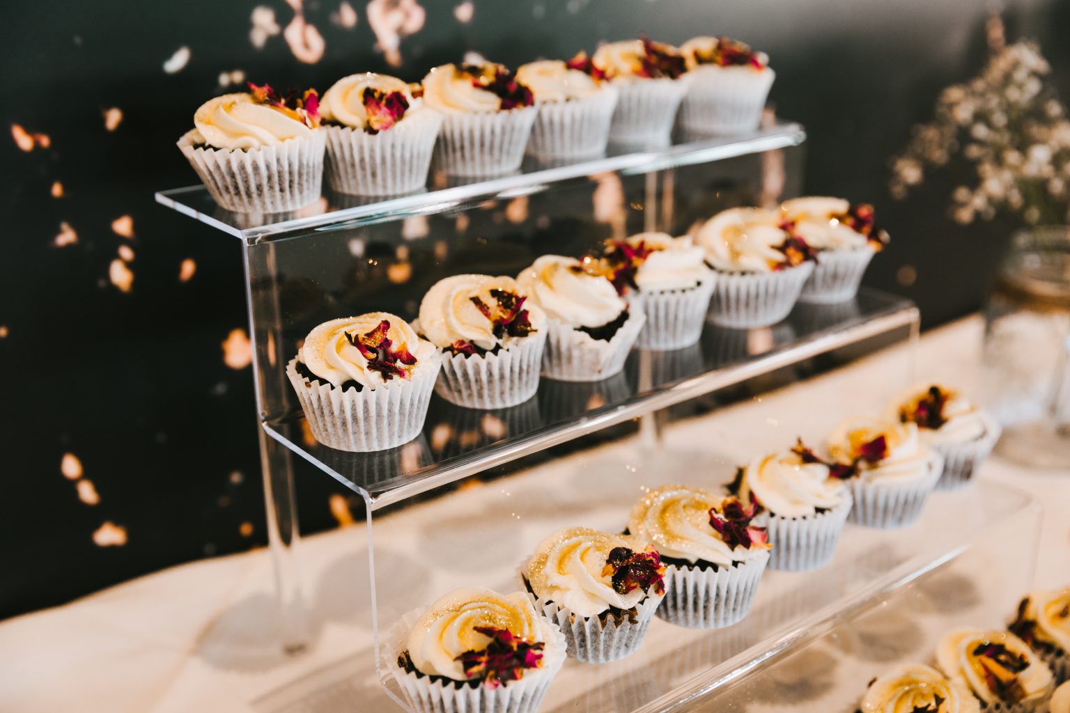 Acrylic Stair Dessert Risers - Hazel Events - Prop Hire Melbourne