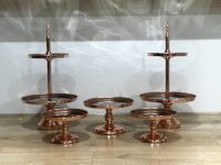 Rose Gold Luxe Cake Stands