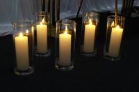 Hurricane Vase & Candles (Led Lit) (Copy) - Image 3