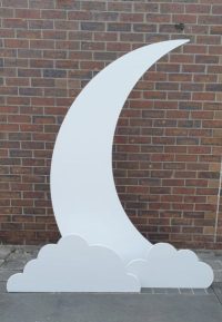 Crescent Moon Backdrop and Clouds- Dreamland