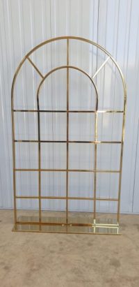 French Window Gold Arch - Finestra