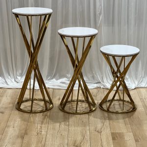 table set - hour glass luxe gold