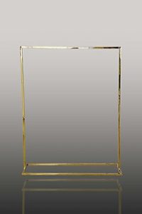 luxe gold signage frame