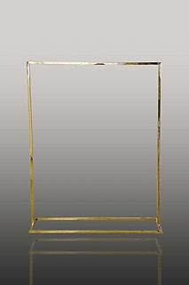 luxe gold signage frame