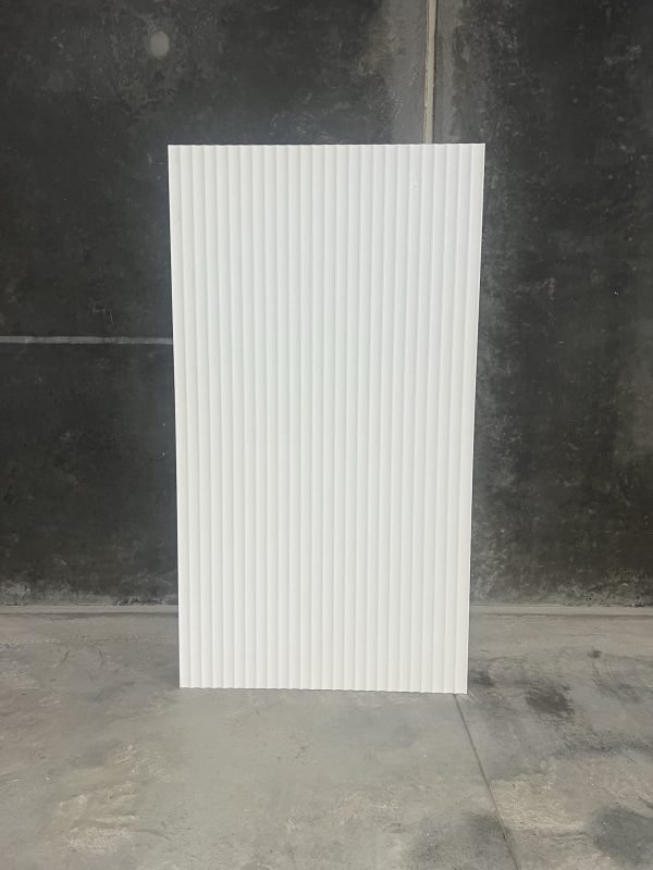 karli white fluted panel