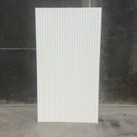 karli white fluted panel