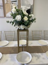 Centerpiece Florals - White Florals Foliage - Image 2