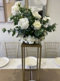 Centerpiece Florals - White Florals Foliage - Image 3