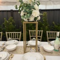 gold centerpieces