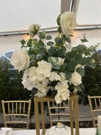 Centerpiece Florals - White Florals Foliage - Image 7