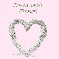 DIAMOND - WHITE FLOWER HEART - Image 2